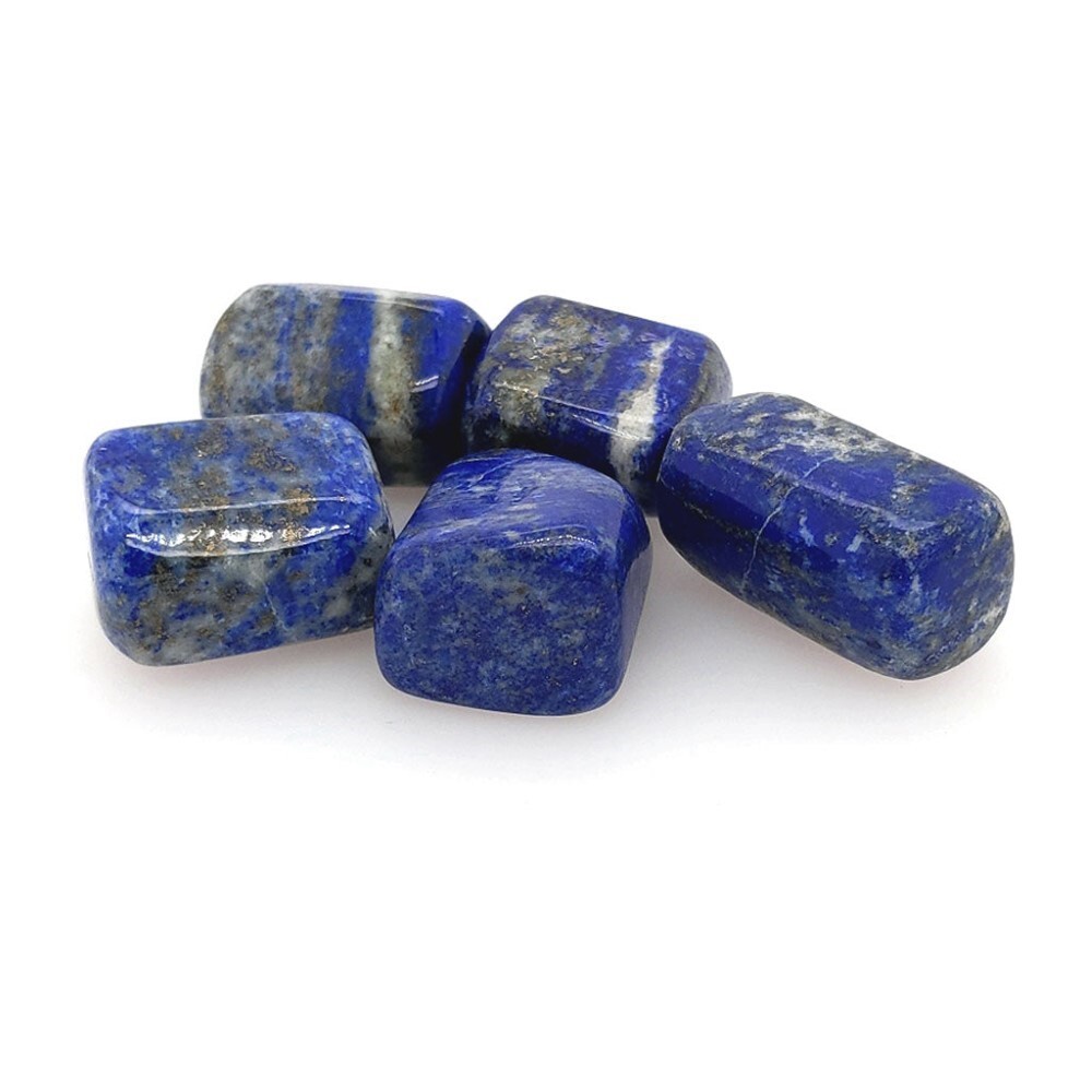 Lapis Lazuli Tumbled Gemstone - Natural, 10-20 Mm Size, Blue Color, 10 Gram Weight | Wholesale Supplier And Exporter