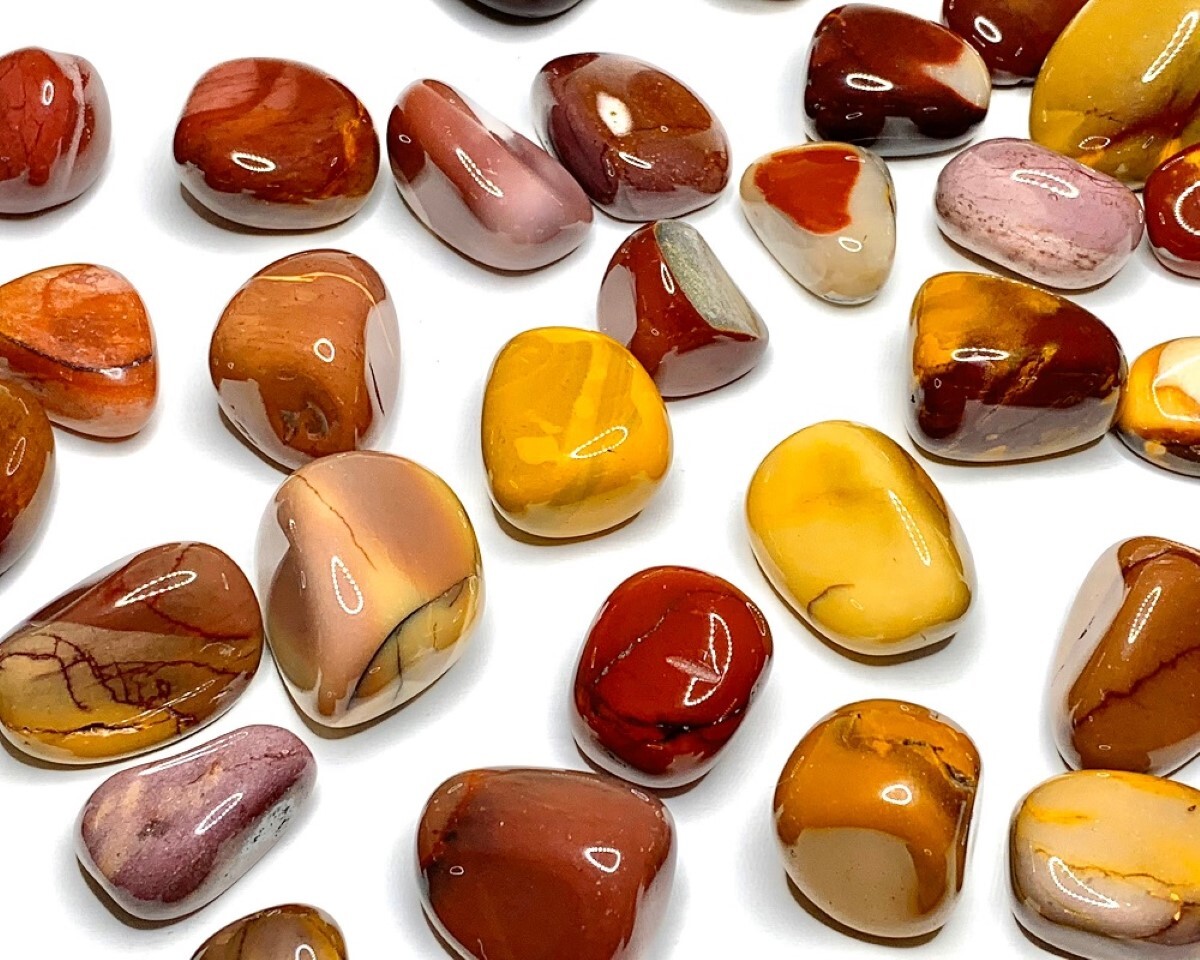 Mookaite Tumbled Stone - Material: Agate