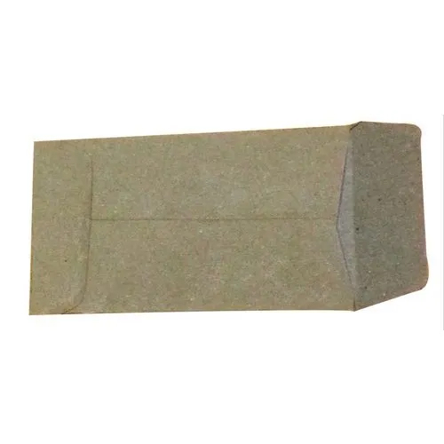 फ्लैप के साथ 10x6 सेमी क्राफ्ट पेपर सीड कंटेनर