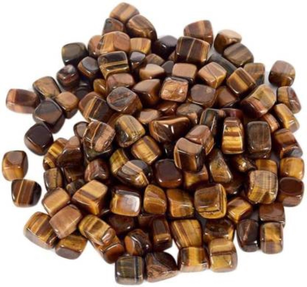 Tiger Eye Tumbled Gemstone - Grade: Aaa