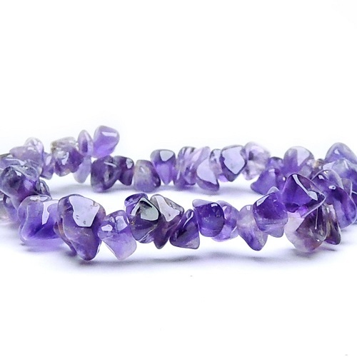 Amethyst Chips Bracelet - Round Purple Chips, Love And Friendship Occasions | Exporter And Wholesaler Of High-quality Amethyst Stone Jewelry