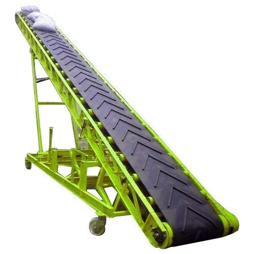 Green-black Rubber Loading Conveyor Systems