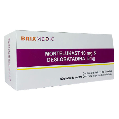 मोंटेलुकास्ट 10mg और Desloratadina 5mg टैबलेट आयु वर्ग: सभी उम्र के लिए उपयुक्त