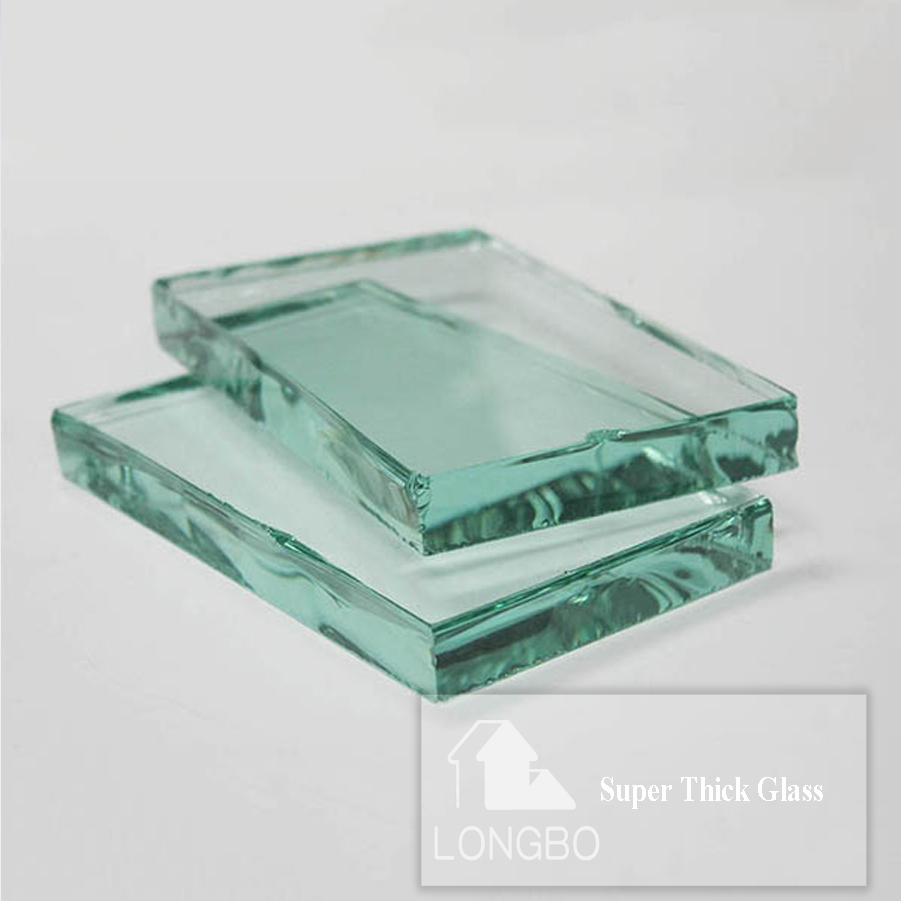 15mm 19mm Super Thick Low-iron And Clear Float Glass Size: 2140*3300mm