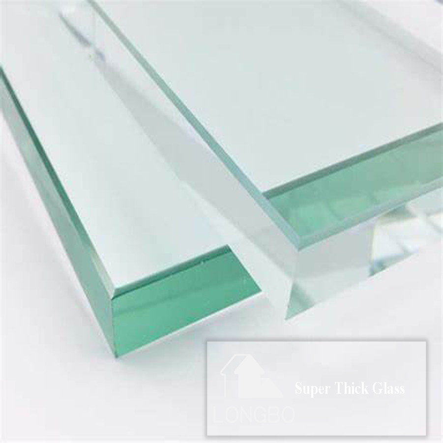 15mm 19mm Super Thick Low-iron And Clear Float Glass Size: 2140*3300mm