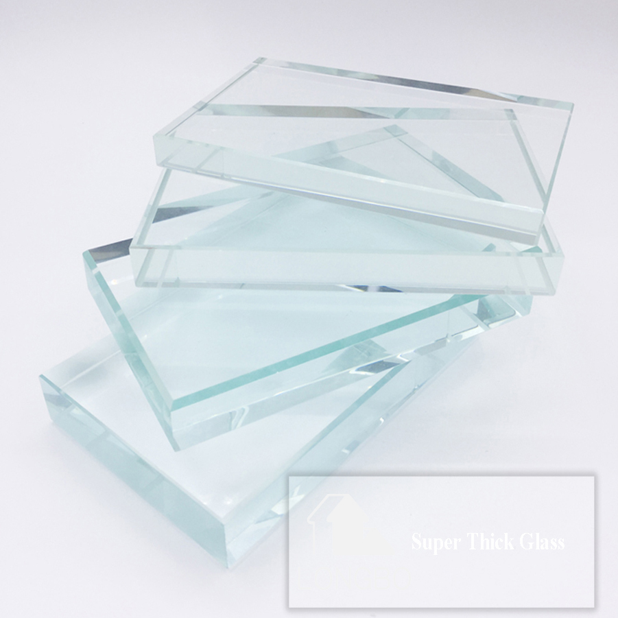 15mm 19mm Super Thick Low-iron And Clear Float Glass Size: 2140*3300mm
