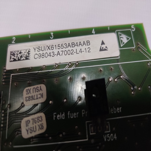 Siemens C98043-a7002-l4-12 Converter Power Supply Pcb Board