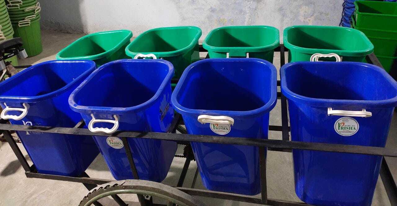 8 Pot Garbage Cycle Rikshaw