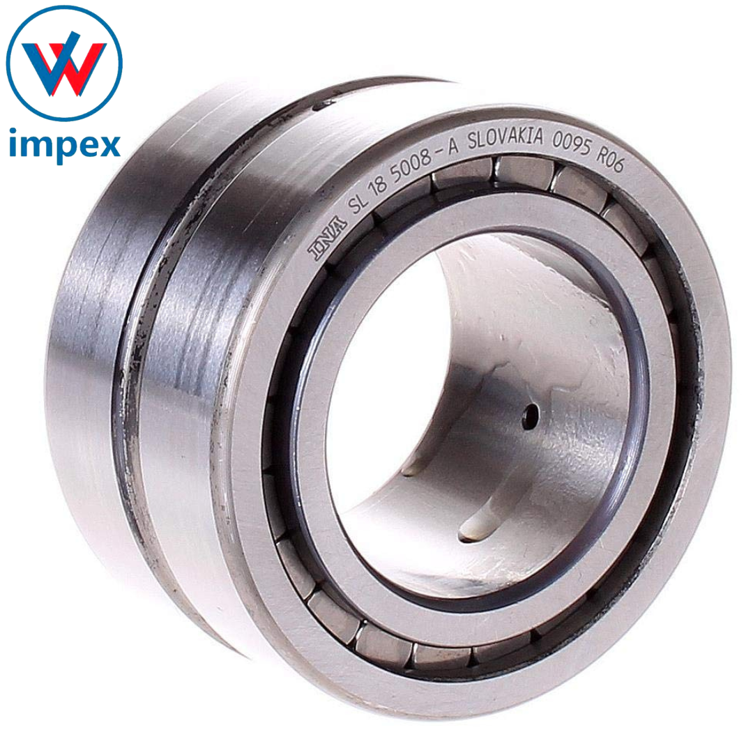 Ina Cylindrical Roller Bearing - Steel, Metric Dimensions, High Load Capacity | Enhanced Durability, Low Friction Design