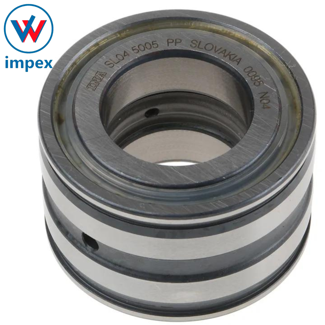 Ina Cylindrical Roller Bearing - Steel, Metric Dimensions, High Load Capacity | Enhanced Durability, Low Friction Design