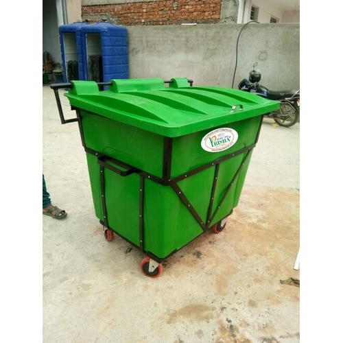 1100Ltr ट्रॉली डस्टबिन