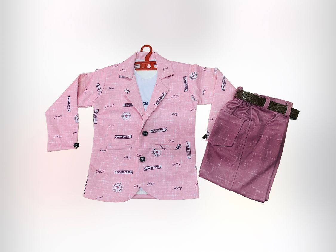 Digital Print Blazer Suit