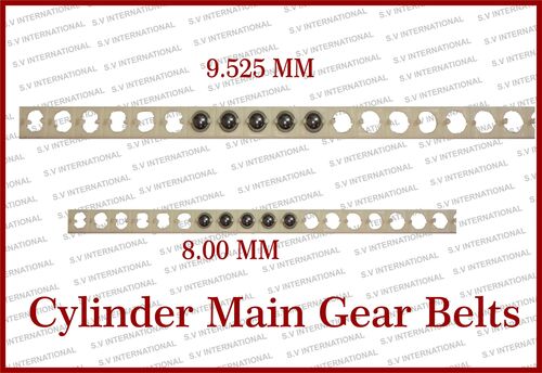 Cylinder Main Gear Belts - Metal, Variable Length, Multiple Teeth Sizes (8.00Mm, 9.525Mm) | Durable, Easy Installation, Reliable, Smooth Operation