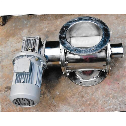 Industrial Air Lock Valve - Stainless Steel, High Pressure, Silver | Hydraulic Power, Diaphragm Structure, 50 kg Weight, Intended for Industrial Use