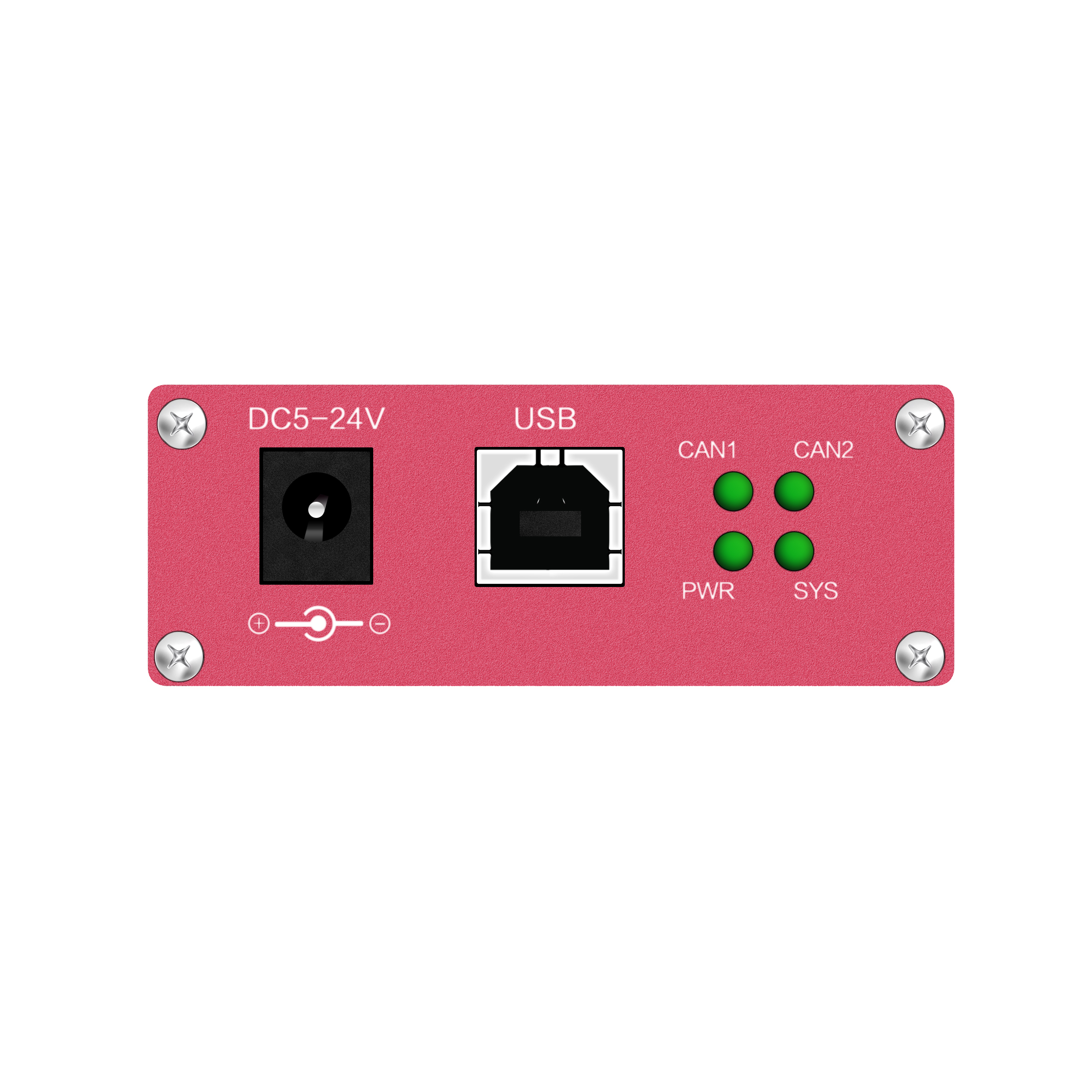 Pink Two-channel Can Analyzer For Testing Can-bus Networks Or Devices