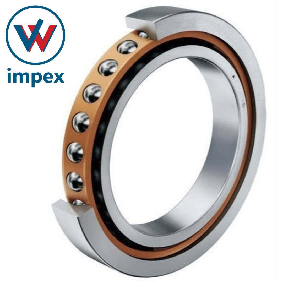 Gmn Angular Contact Ball Bearing - Stainless Steel, Various Sizes Available | High Precision, Silver Finish, Industrial Usage, Warranty Included