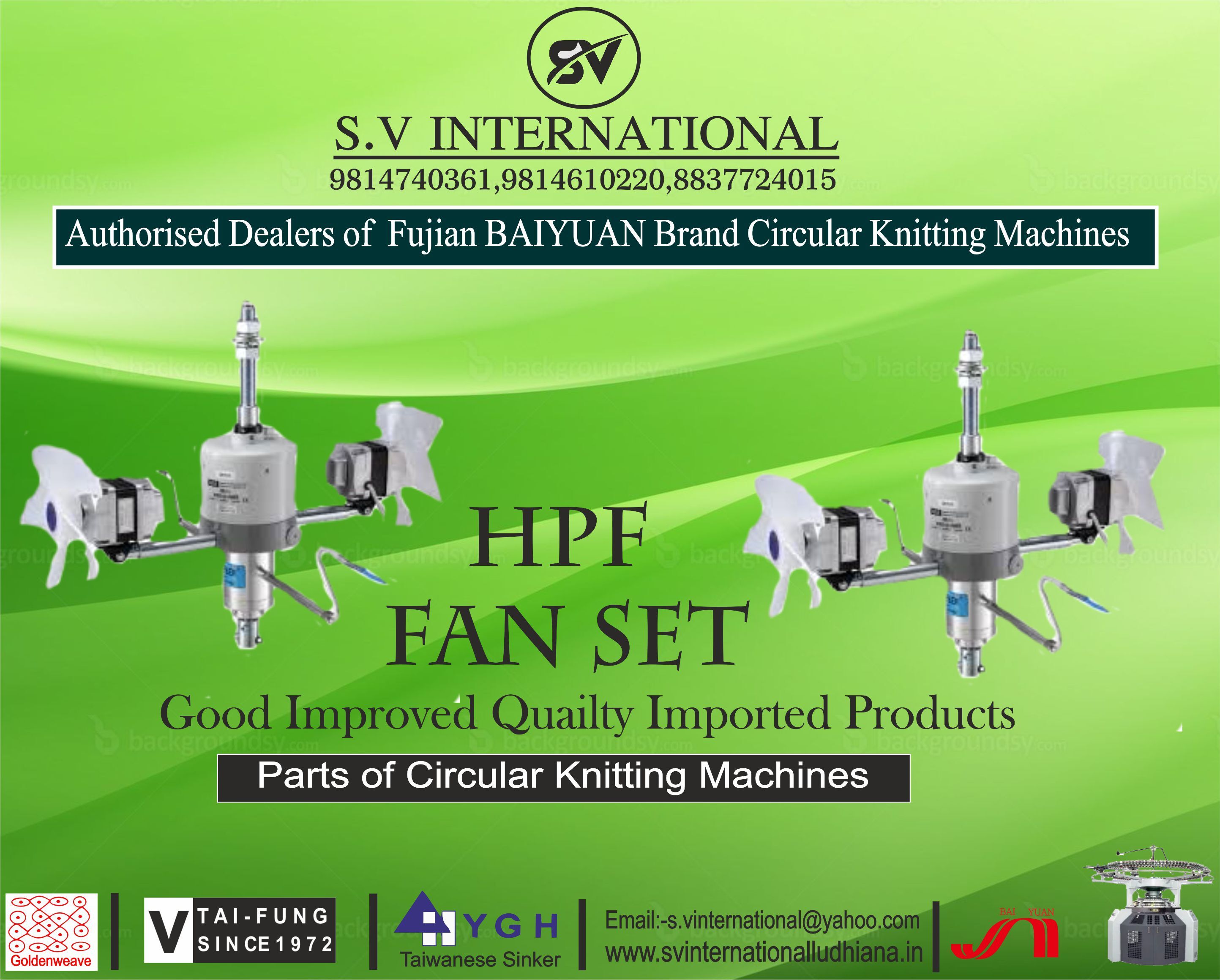 Casting Steel Hpf Fan Set