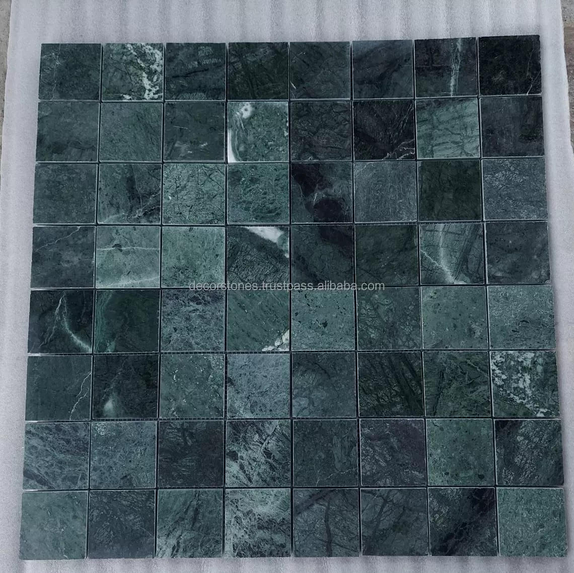 Green Marble Stone Mosaic - Size: Pcs Size 50x50 Mm
