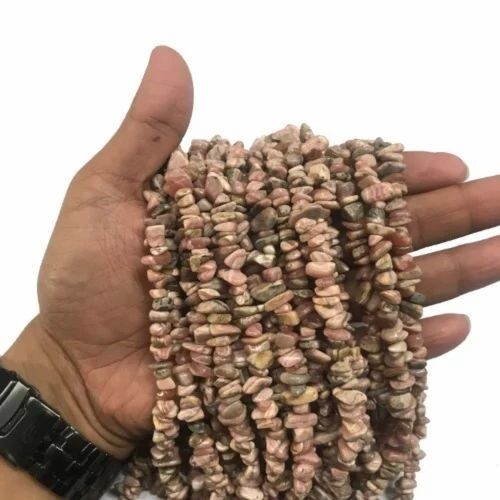 Amazonite Stone Chips Strand - Beads Colour: Blue