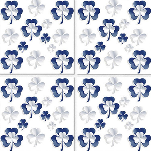 Fancy Glossy Finish 3d Series Tiles - Ceramic Material, Polished Surface Treatment, Glossy White Finish | Ideal For Interior Designs And Aesthetic Spaces