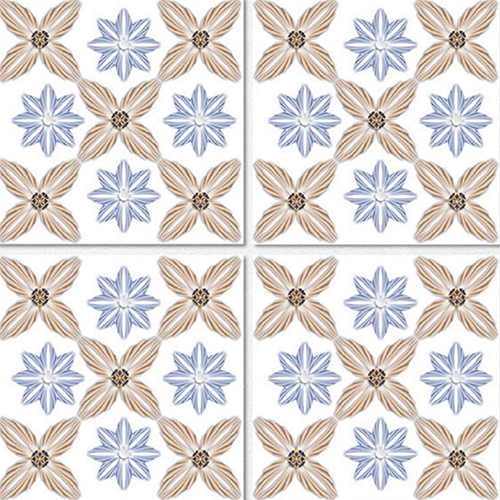 Fancy Glossy Finish 3d Series Tiles - Ceramic Material, Polished Surface Treatment, Glossy White Finish | Ideal For Interior Designs And Aesthetic Spaces