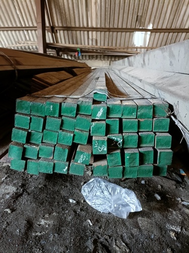 M.S. Square Bright Bar - 32 x 12 mm Size, 6 Meter Length | Industrial Usage, Improved Surface by Drawing, Peeling or Grinding