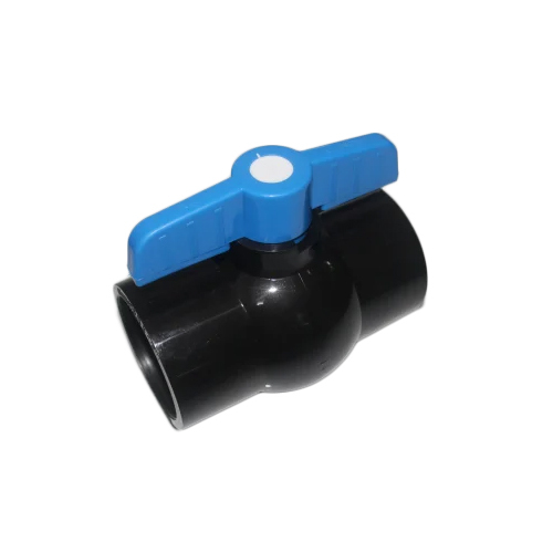 ब्लैक सॉलिड प्लास्टिक बॉल वाल्व