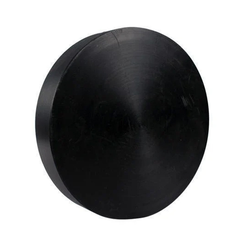 ब्लैक एचडीपीई राउंड एंड कैप