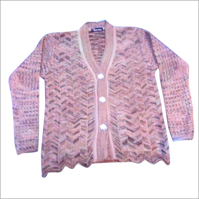 Ladies Button Front Cardigan