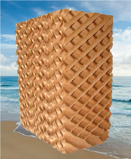 Brown And Green Brown Evaporative Cooling Pad Wholesaler In Buxar Bihar