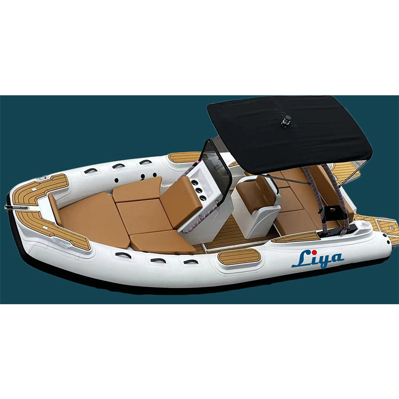 Liya 19 Feet Hypalon Semi Rigid Inflatable Boat Rib Speed Boats For Sale Engine Type: Outboard