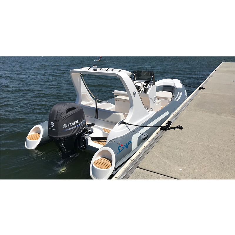 Liya 19 Feet Hypalon Semi Rigid Inflatable Boat Rib Speed Boats For Sale Engine Type: Outboard