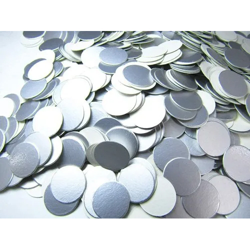 Round Induction Sealing Wad - Aluminum Material, Different Sizes Available | Acrylic Adhesive, Warranty Included, Ideal for Business Use