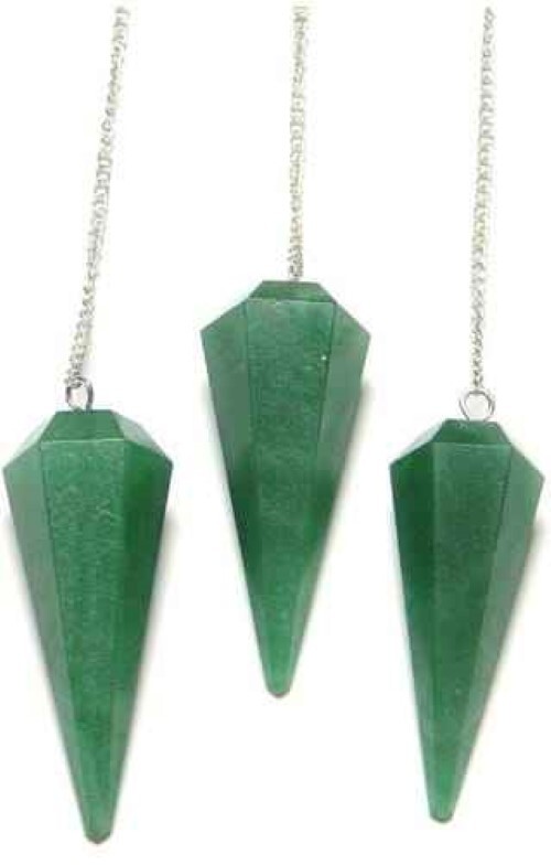 High Quality Green Aventurine Gemstone Dowsing Cone Pendulum - Green Aventurine, 2 Inch, 20 Grams | Ideal Tool For Divination And Intuition