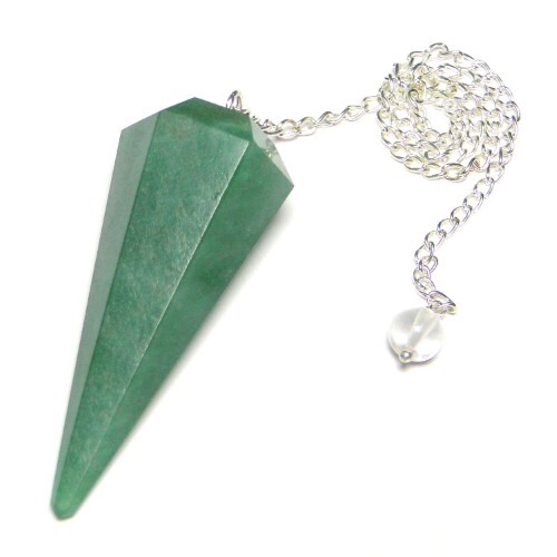 High Quality Green Aventurine Gemstone Dowsing Cone Pendulum - Green Aventurine, 2 Inch, 20 Grams | Ideal Tool For Divination And Intuition