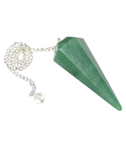 High Quality Green Aventurine Gemstone Dowsing Cone Pendulum - Green Aventurine, 2 Inch, 20 Grams | Ideal Tool For Divination And Intuition