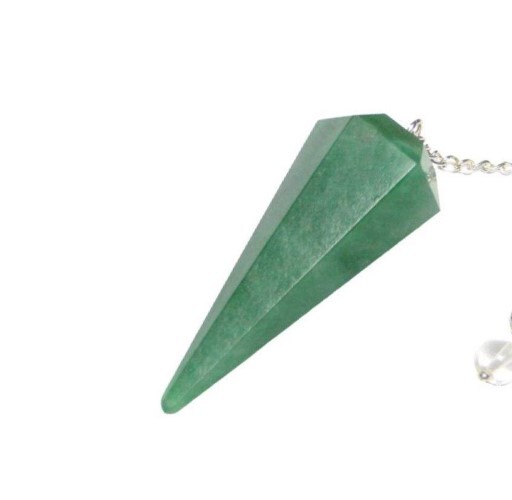 High Quality Green Aventurine Gemstone Dowsing Cone Pendulum - Green Aventurine, 2 Inch, 20 Grams | Ideal Tool For Divination And Intuition