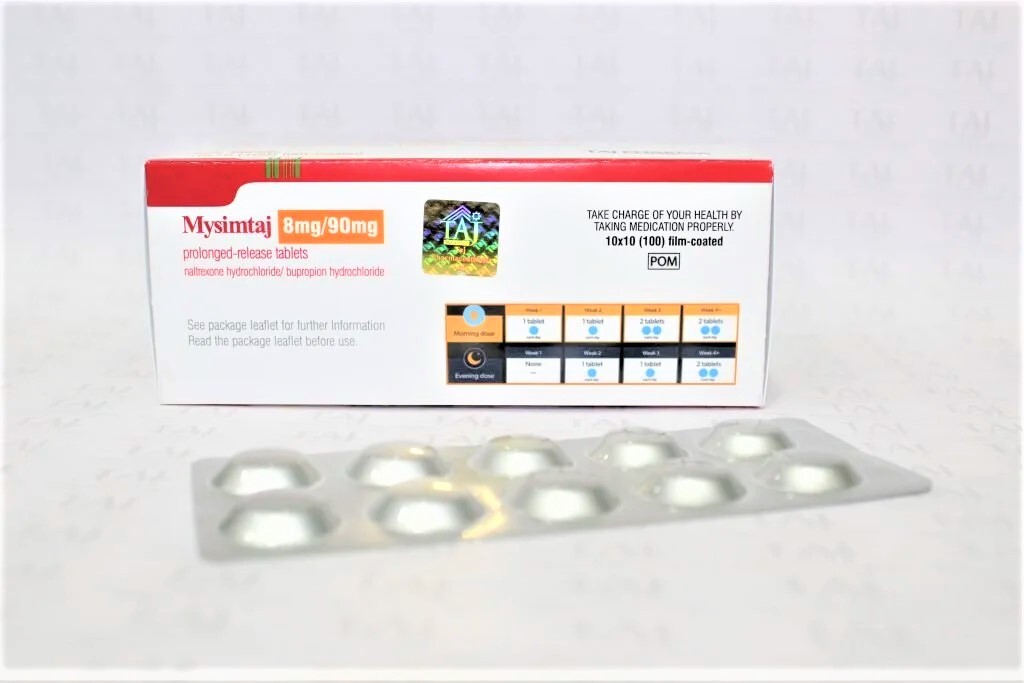 Naltrexone Hydrochloride Bupropion Hydrochloride Pr Tablets 8mg 90mg General Medicines