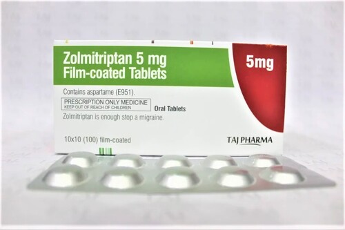 Zolmitriptan Tablets 5mg Expiration Date: 3 Years