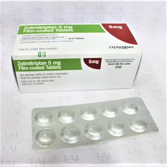 Zolmitriptan Tablets 5mg Expiration Date: 3 Years