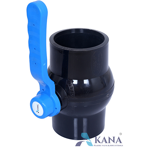 Black 4 Inch Pvc Agriculture Ball Valve