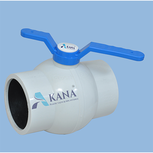 White 5 Inch Pp Agriculture Ball Valve