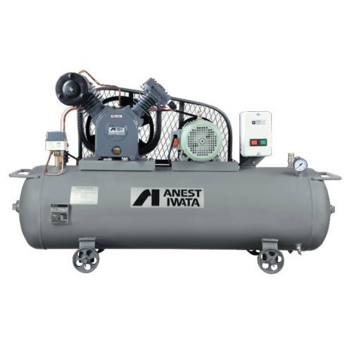 Oil Lubricated Air Compressor - Reciprocating, 415 Volt Ac Power | Belt Driven, 1 Year Warranty, Engineered For Tropical Conditions