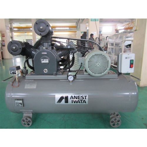 Oil Lubricated Air Compressor - Reciprocating, 415 Volt Ac Power | Belt Driven, 1 Year Warranty, Engineered For Tropical Conditions