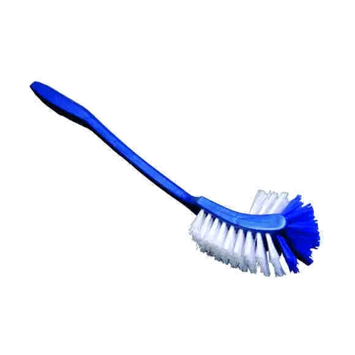 ब्लू-व्हाइट प्लास्टिक टॉयलेट ब्रश