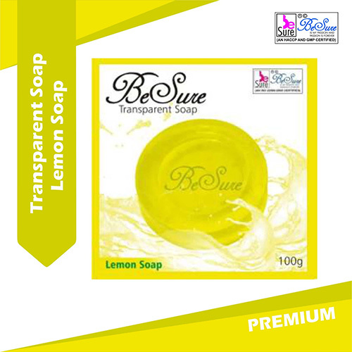पीला 100 ग्राम नींबू पारदर्शी साबुन