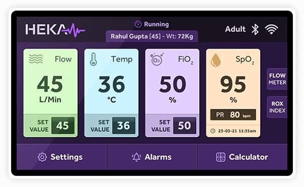 High Flow Nasal Oxygen Therapy