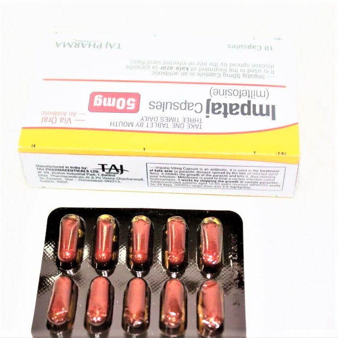 Miltefosine Capsules 50mg Expiration Date: 3 Years