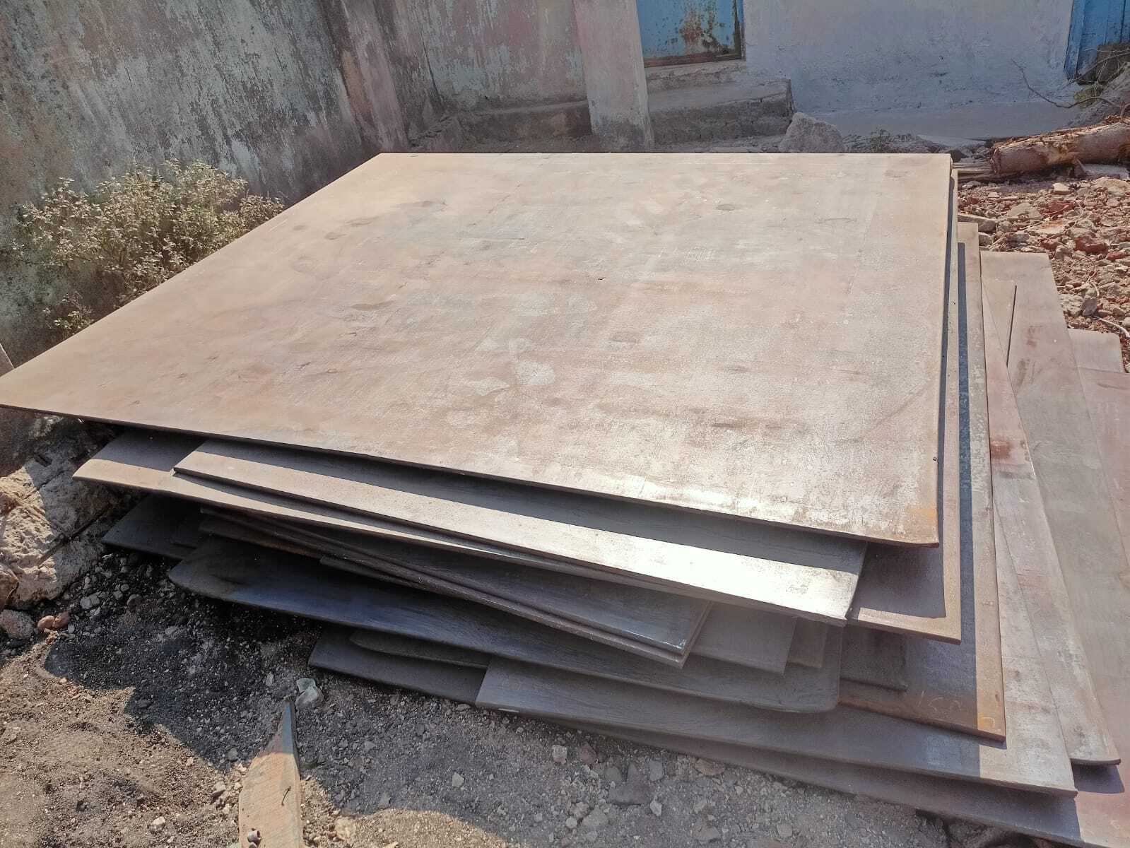Hot Rolled Plate - 3-8 Mm Thickness, Grey Steel, E250/e350 Grade | Length 8 Ft, Width 4 Ft, Galvanized Surface Treatment, Hot Rolled Technique