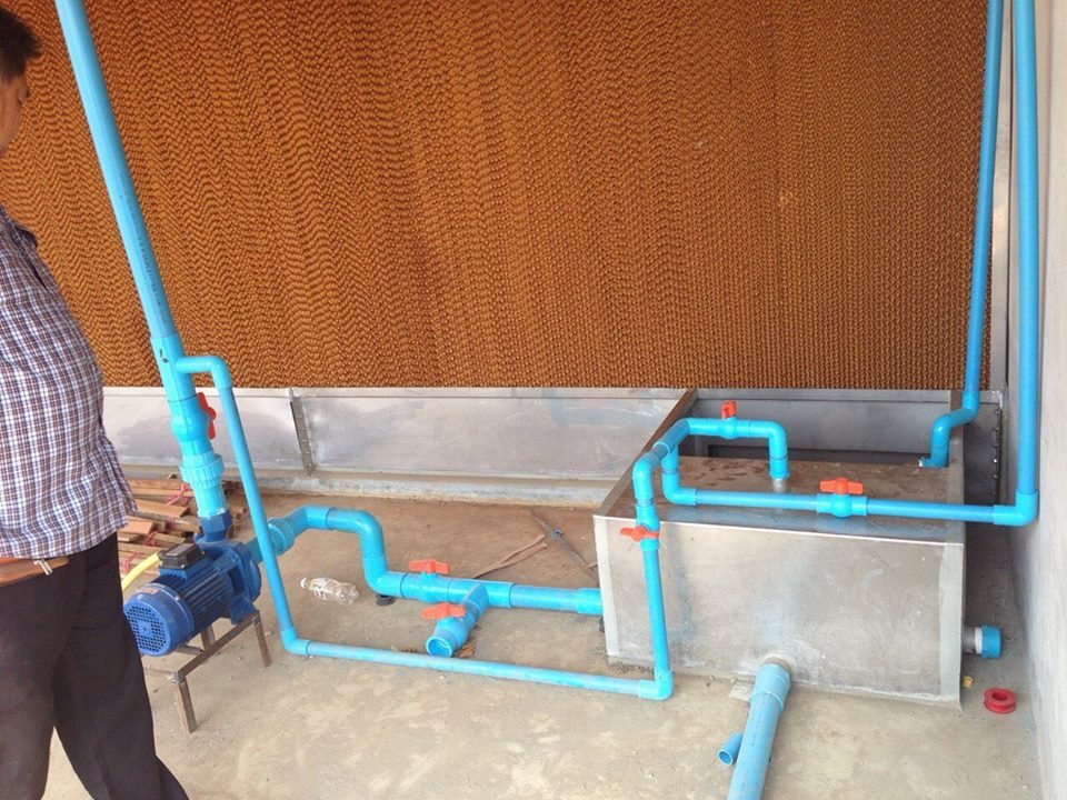 Brown And Green Brown Evaporative Cooling Pad Manufacturer In Karnal Haryana